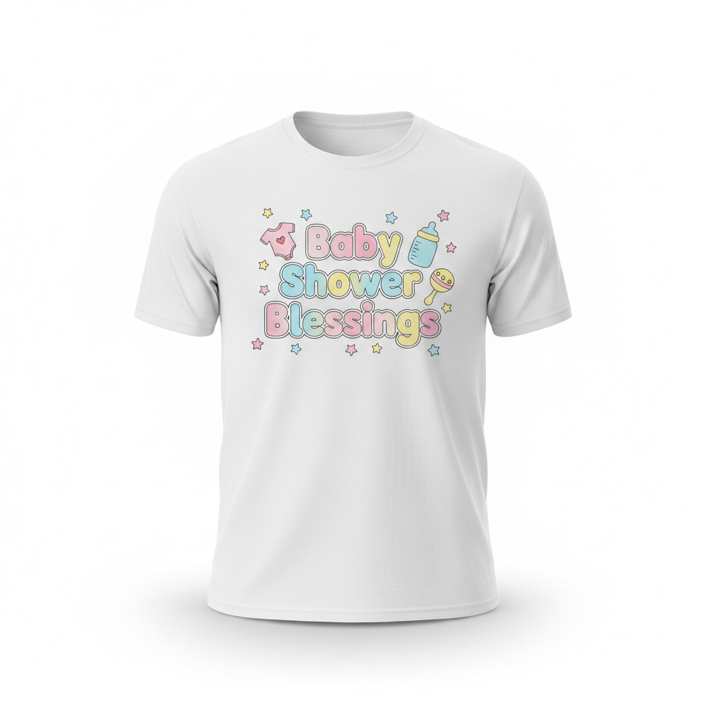 Baby Shower Blessings White Shirt