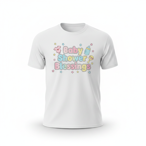 Baby Shower Blessings White Shirt