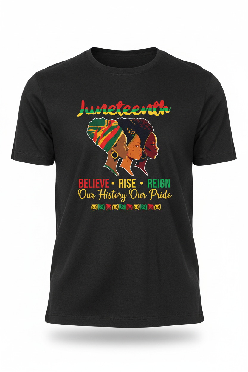 Believe Rise Reign Black