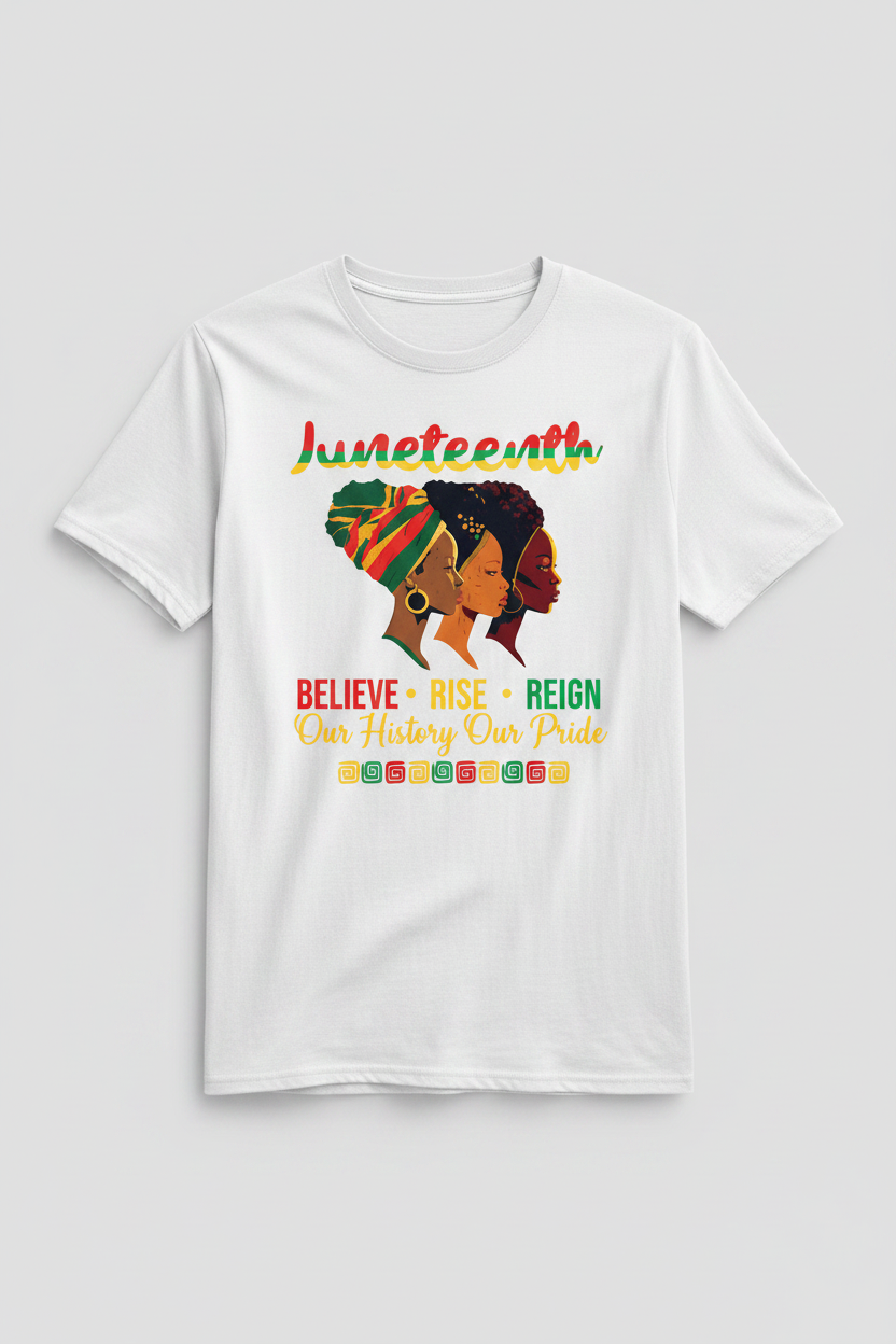Believe Rise Reign White