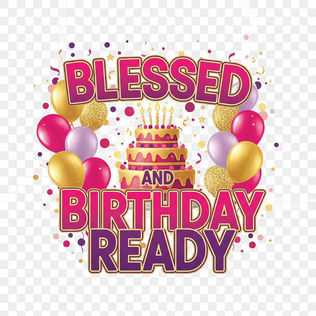 Birthday DTF Ready To Print Design