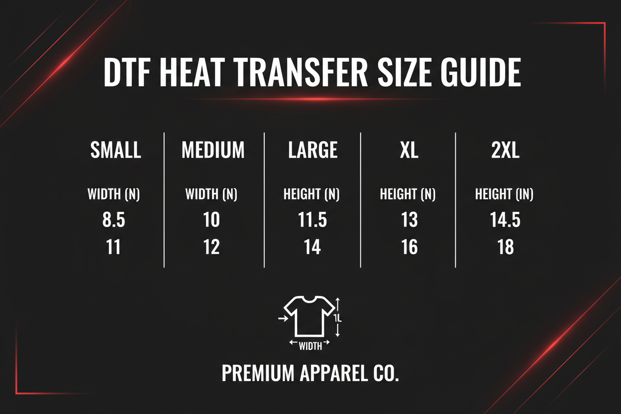 DTF Size Guide
