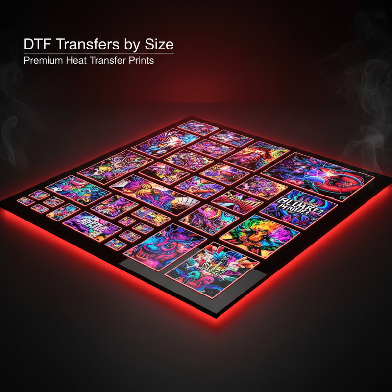 DTF Transfers by Size