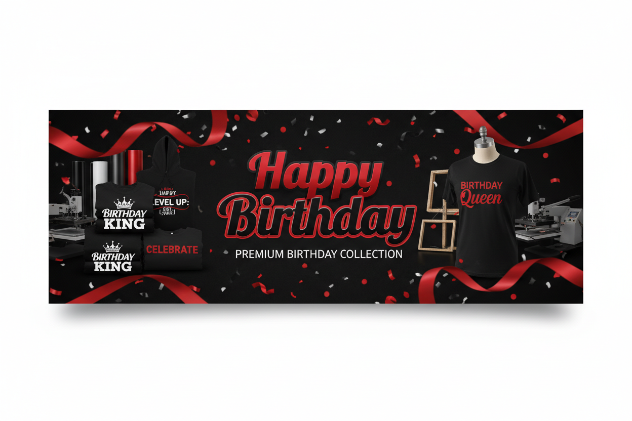 Birthday DTF Ready To Print Design