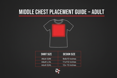 Middle Chest Placement Guide - Adult