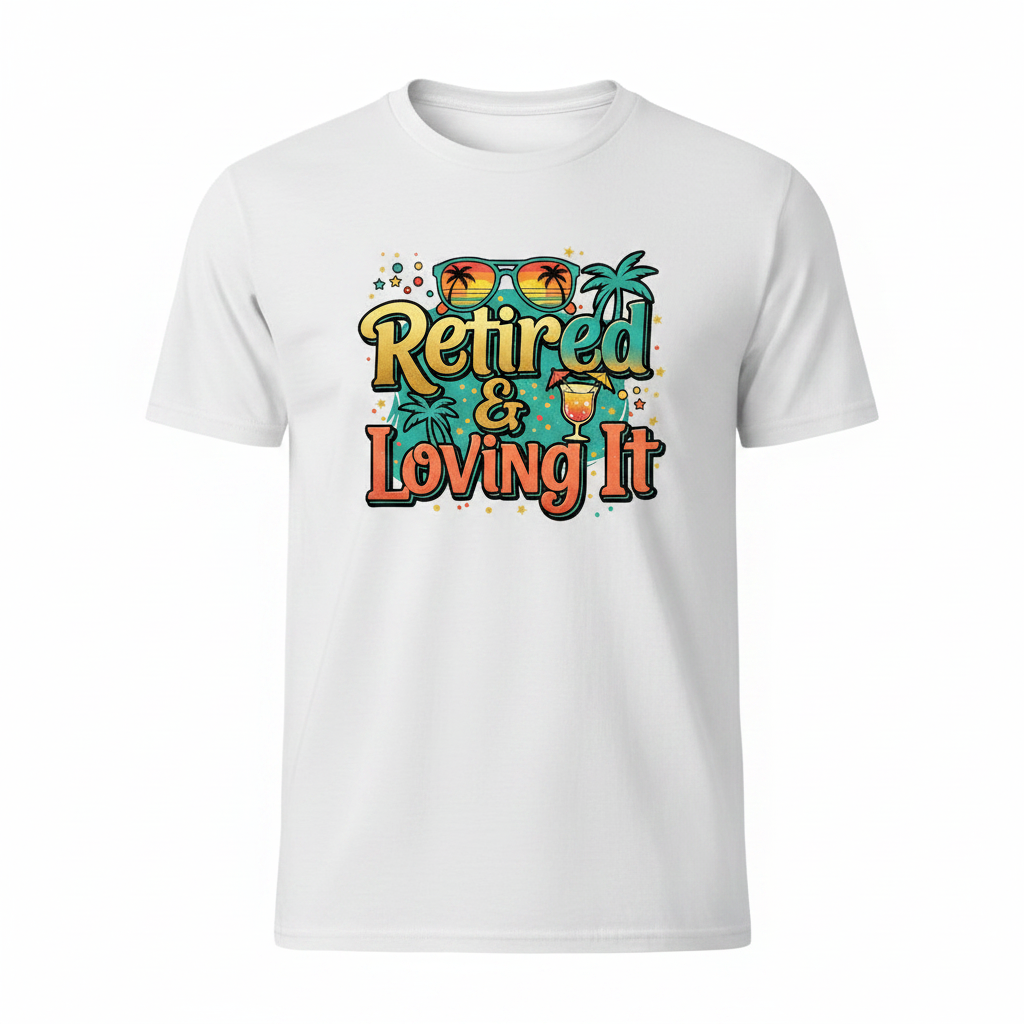 Retired Loving It White Shirt