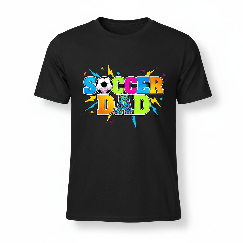 Soccer Dad Black Shirt