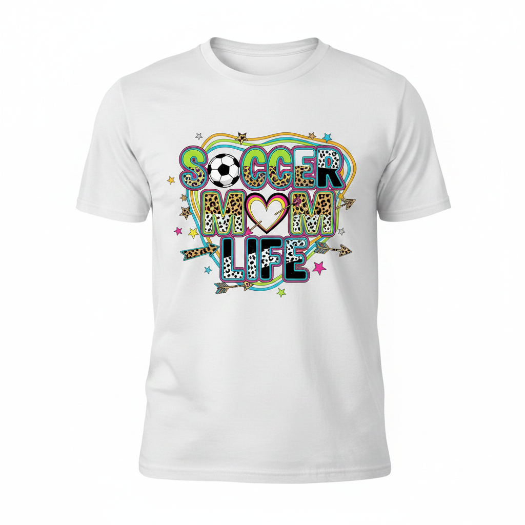 Soccer Mom Life White Shirt